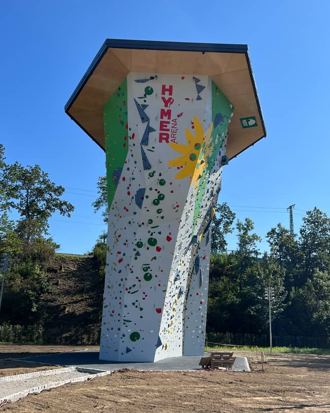 Referenz eines Kletterturms der DAV in Wangen durch die Bauplanung und Bauleitung der Dangel Solution.